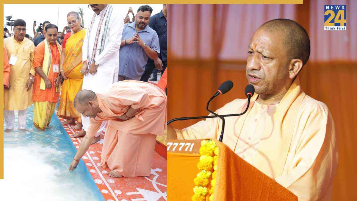 छठ पूजा में शामिल हुए मुख्यमंत्री योगी आदित्यनाथ, बोले- कोई ड्रेनेज या सीवर गोमती में नहीं गिरेगा