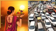 chhath puja, traffic advisory