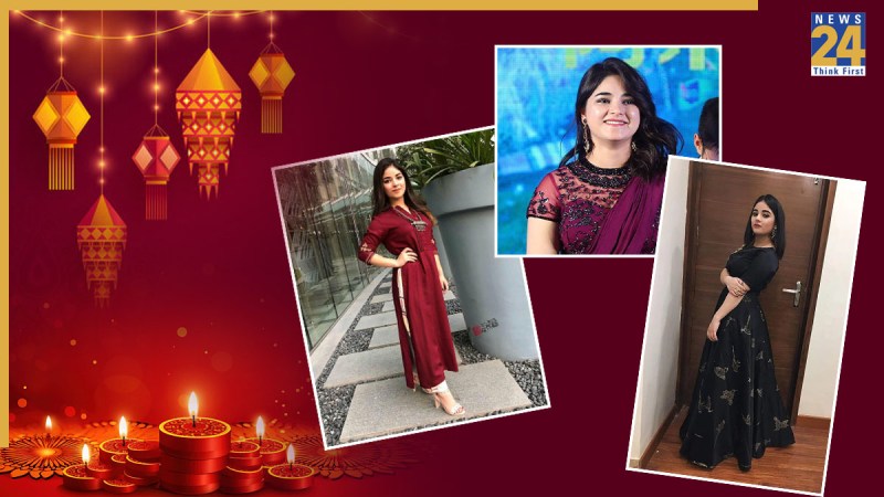 Diwali 2025 zaira wasim Diwali 2025 zaira wasim 6 ethnic looks-1
