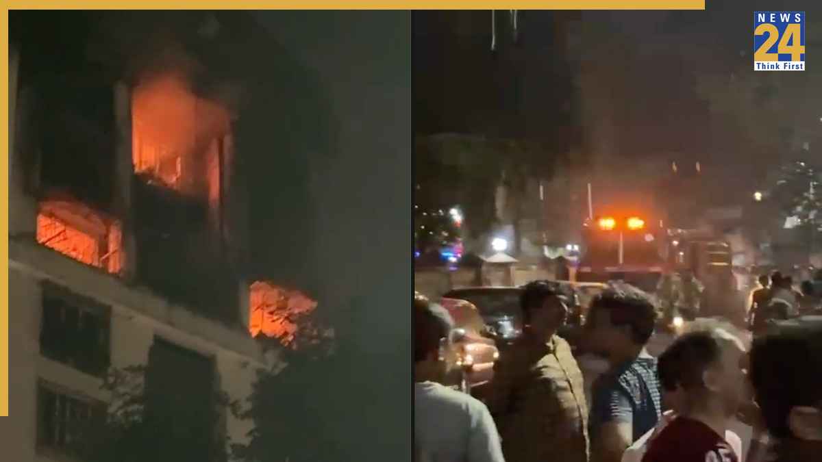 नवी मुंबई में बिल्डिंग में भीषण आग, 4 लोगों की मौत, मृतकों में मां-बाप और बच्ची शामिल