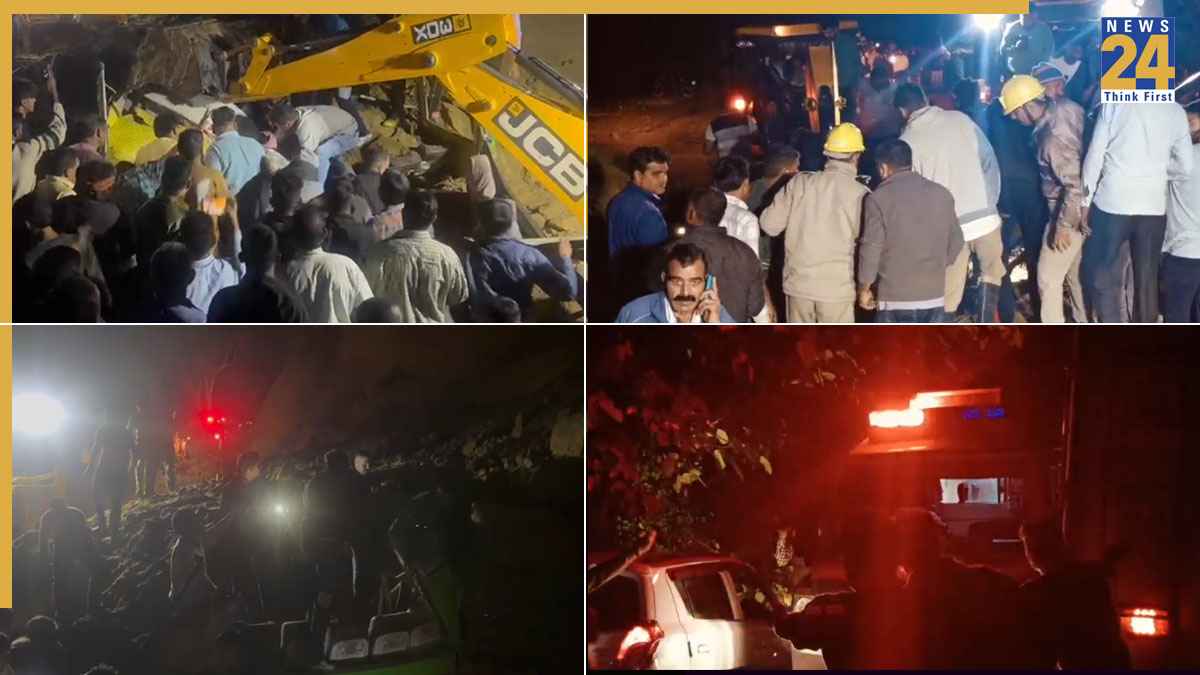 हिमाचल प्रदेश में कैसे हुआ बस हादसा? बुलाई गई जेसीबी, तस्वीरें और वीडियो आए सामने