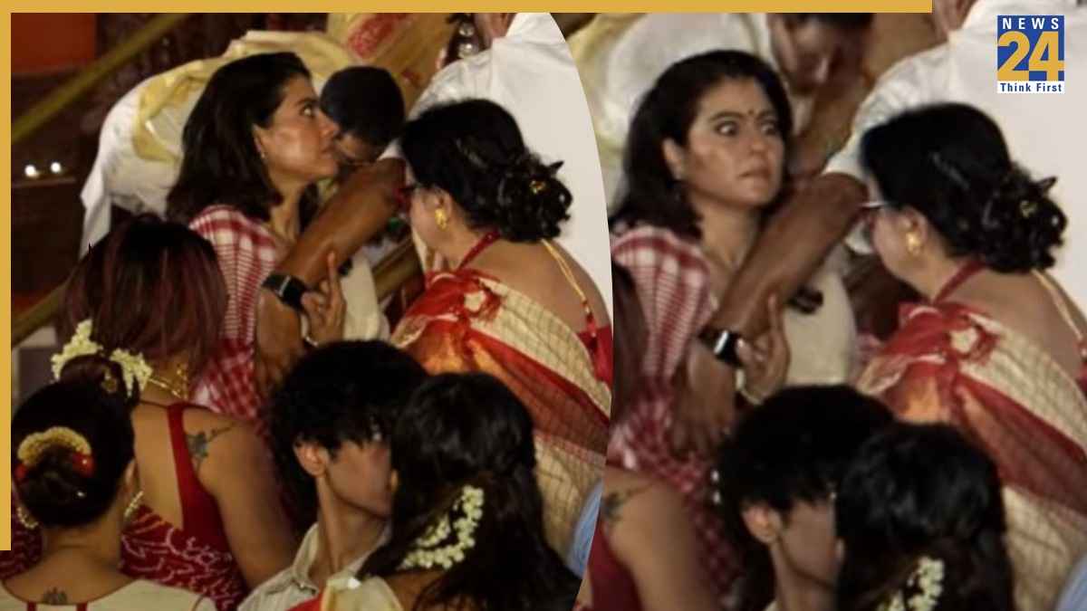 Kajol पर 'सिंदूर खेला' में एक शख्स ने मारा झपट्टा, डर के कारण फटी रह गईं 'लेडी सिंघम' की आंखें