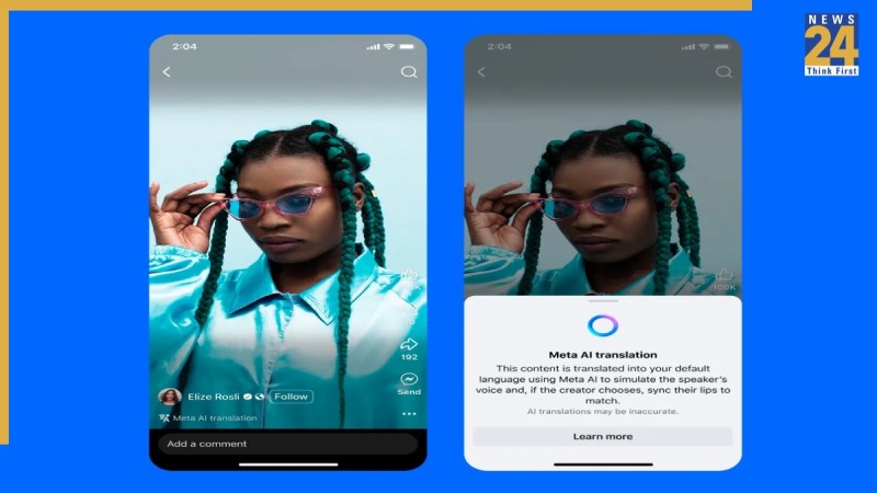 Instagram और Facebook रील्स के लिए AI डबिंग फीचर