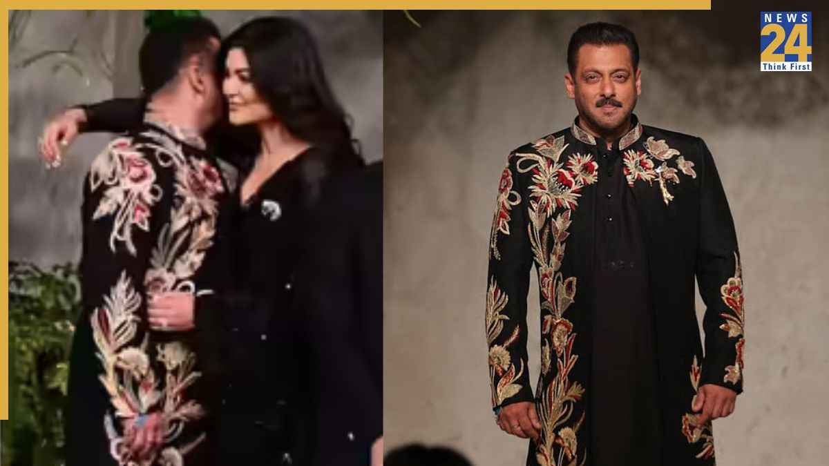 salman khan ramp walk video viral, sushmita sen salman khan renuion