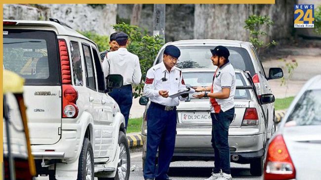 traffic police challan