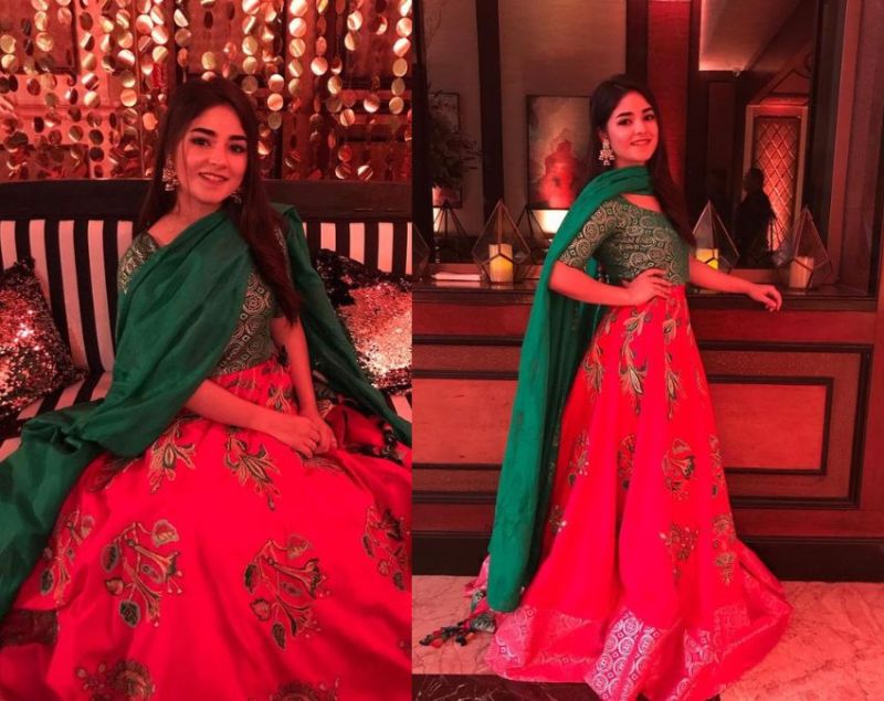 Diwali 2025 zaira wasim Diwali 2025 zaira wasim 6 ethnic looks-1-2-3-4-5-6