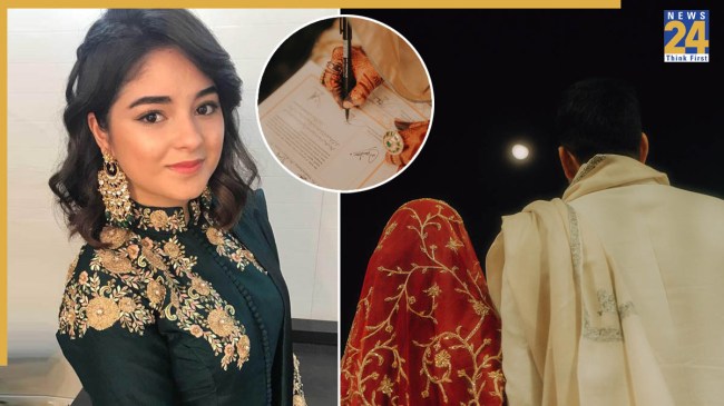 Zaira Wasim wedding