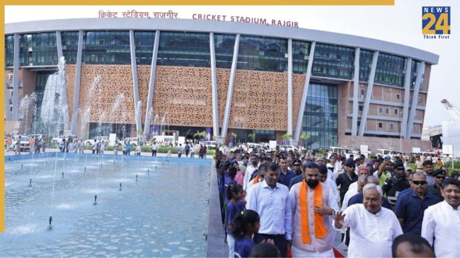 Rajgir News, Bihar Elections, Bihar International Cricket Stadium, State Sports Academy, Bihar CM, Nitish Kumar, राजगीर न्यूज, बिहार चुनाव, बिहार अंतरराष्ट्रीय क्रिकेट स्टेडियम, राज्य खेल अकादमी, बिहार सीएम, नीतीश कुमार