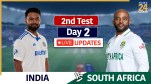 IND vs SA 2nd Test Day 2 live