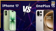 OnePlus 15 vs iPhone 17