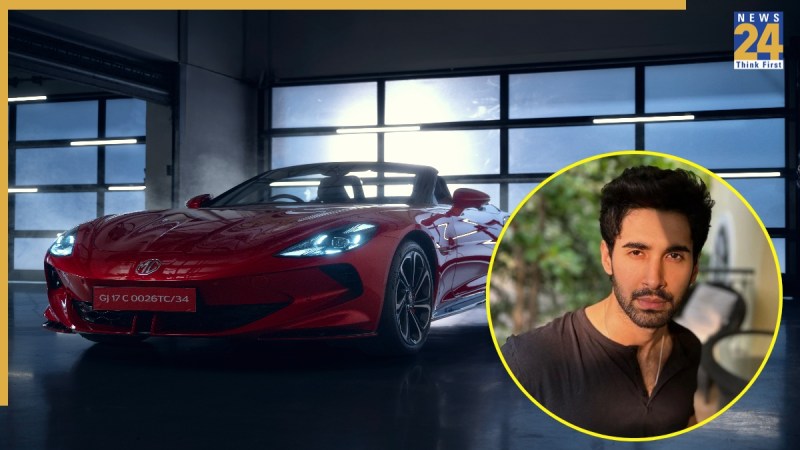 एक्टर लक्ष्य लालवानी ने खरीदी MG Cyberster.