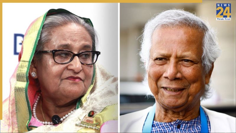 Muhammad Yunus and Sheikh Hasina