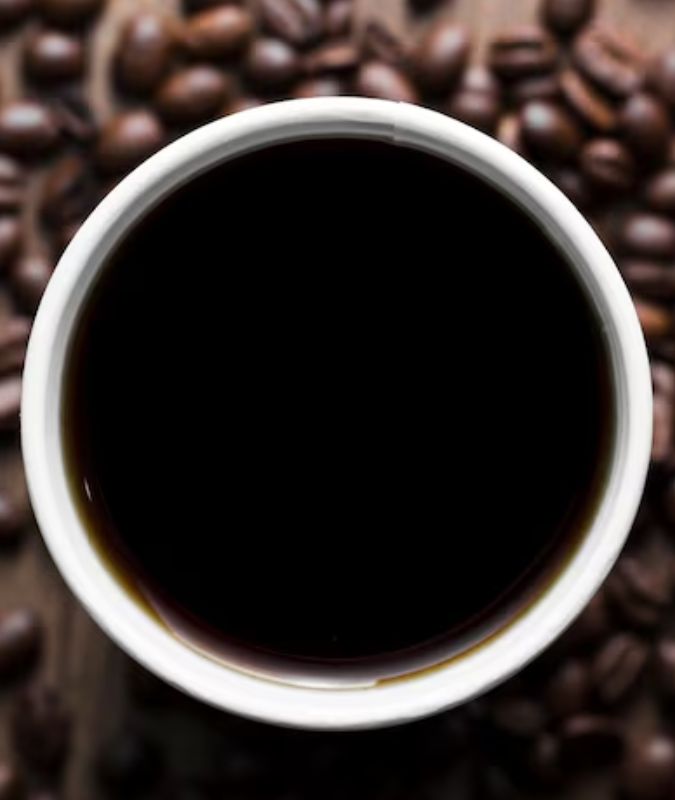 सुबह की शुरुआत करें ब्लैक कॉफी . Image Source Freepik -1-2-3-4
