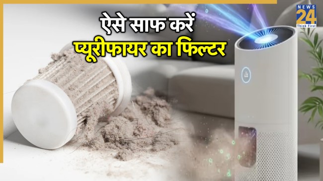Air purifier filter cleaning