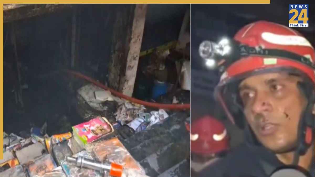 दिल्ली के लक्ष्मी नगर मेट्रो स्टेशन के पास हादसा, बुक स्टोर की आग को 4 गाड़ियों ने बुझाया