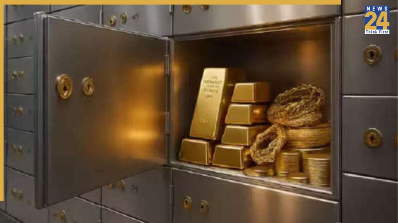 gold in bank locker