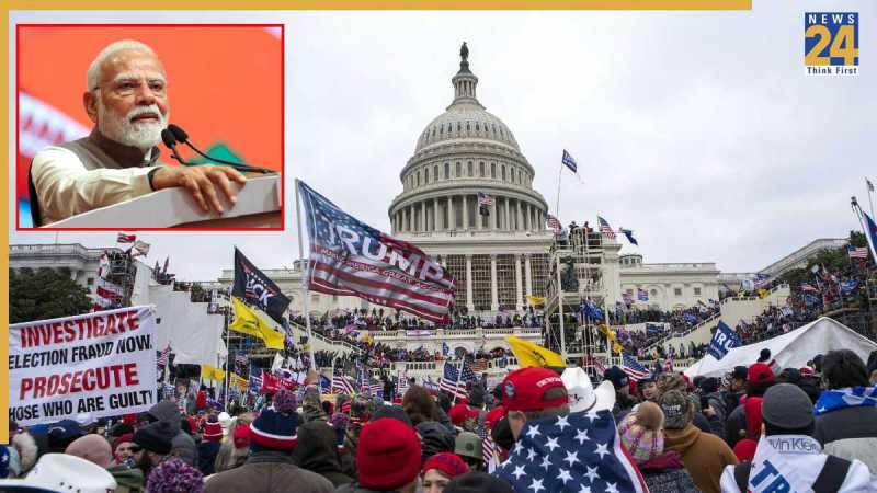 अमेरिका के न्यूयॉर्क में मेयर पद के चुनाव में पीएम मोदी का जिक्र