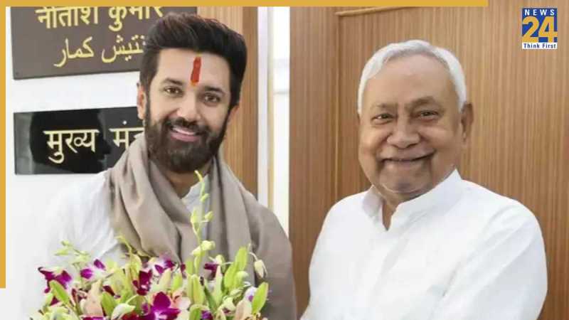 चिराग पासवान और नीतीश कुमार