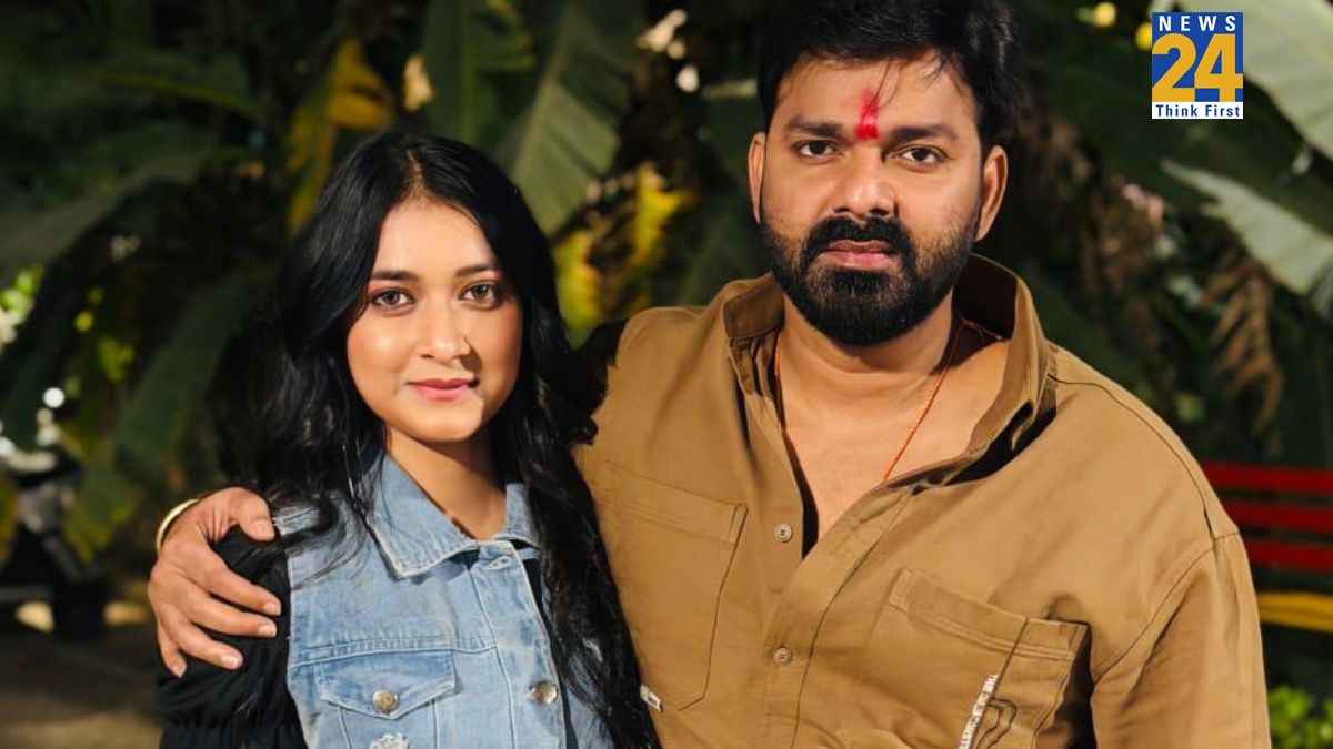 Pawan Singh,Pawan Singh With Mystry girl, Pawan Singh Mahima Singh