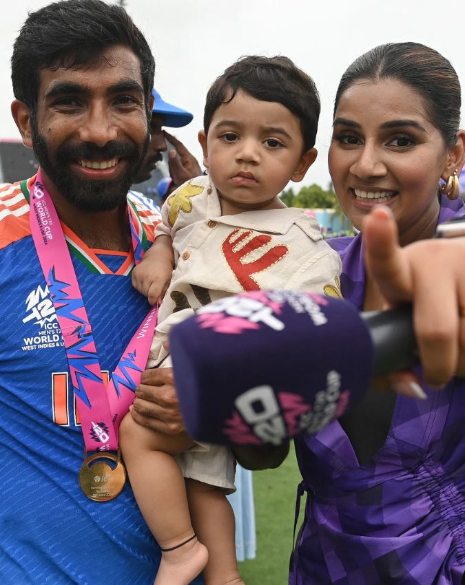 Bumrah (1) Jasprit Bumrah-Sanjana Ganesan-1-2-3-4-5