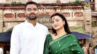Deepak Prakash With Wife Sakshi Mishra