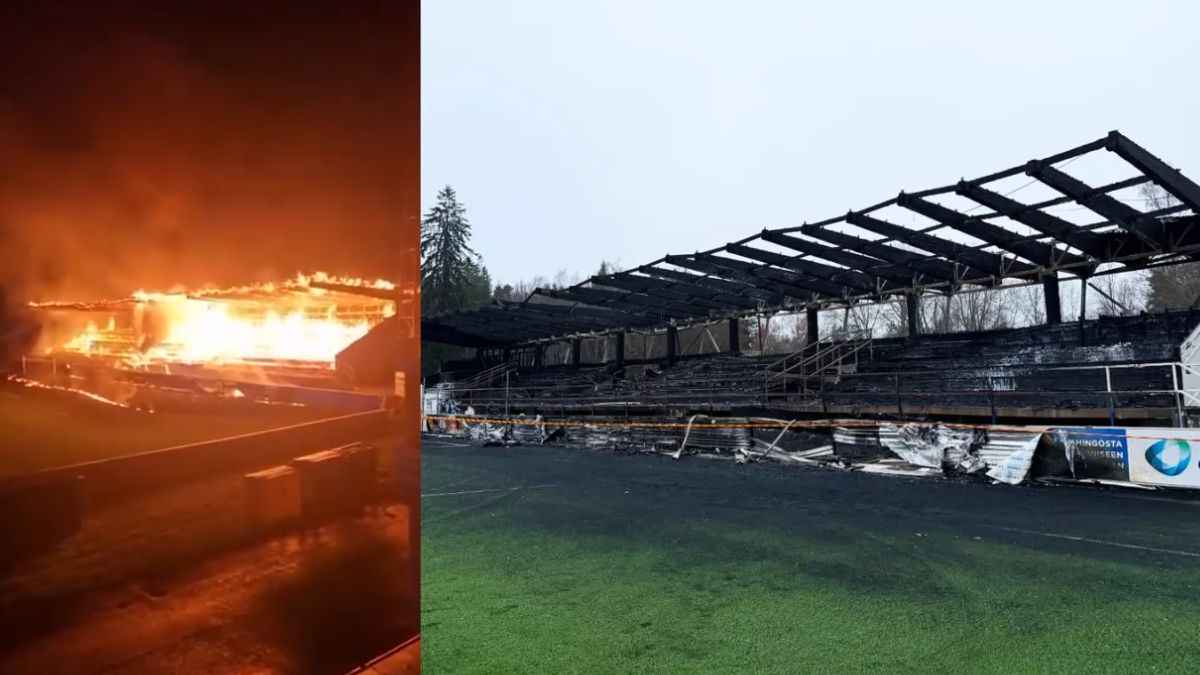 Football Stadium Fire