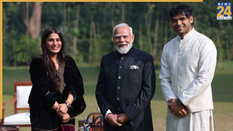 Himani Mor PM Narendra Modi Neeraj Chopra
