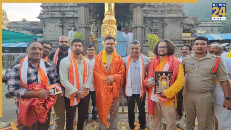 Virat Kohli reached Simhachalam Temple