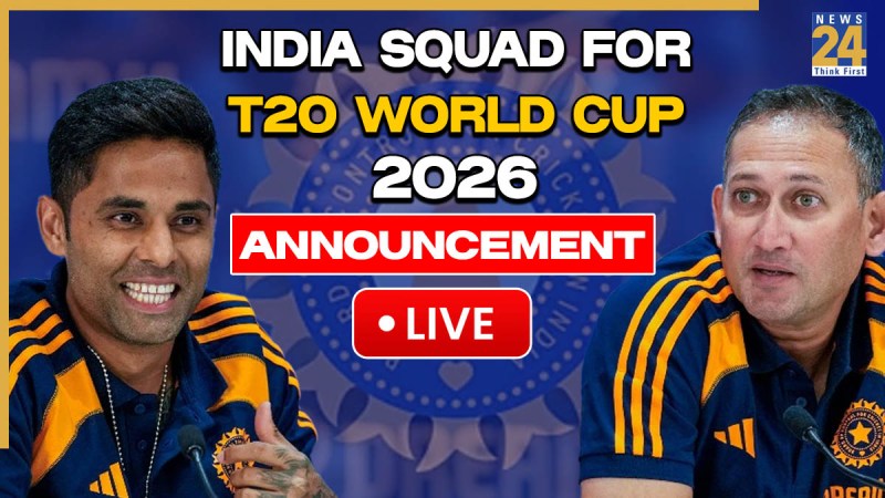 India Squad for T20 World Cup 2026 Announcement Live Updates