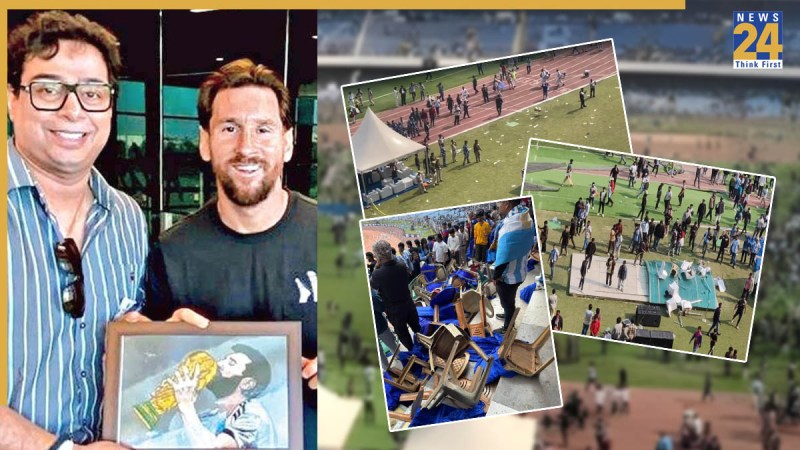 Lionel messi kolkata event chaos (1)
