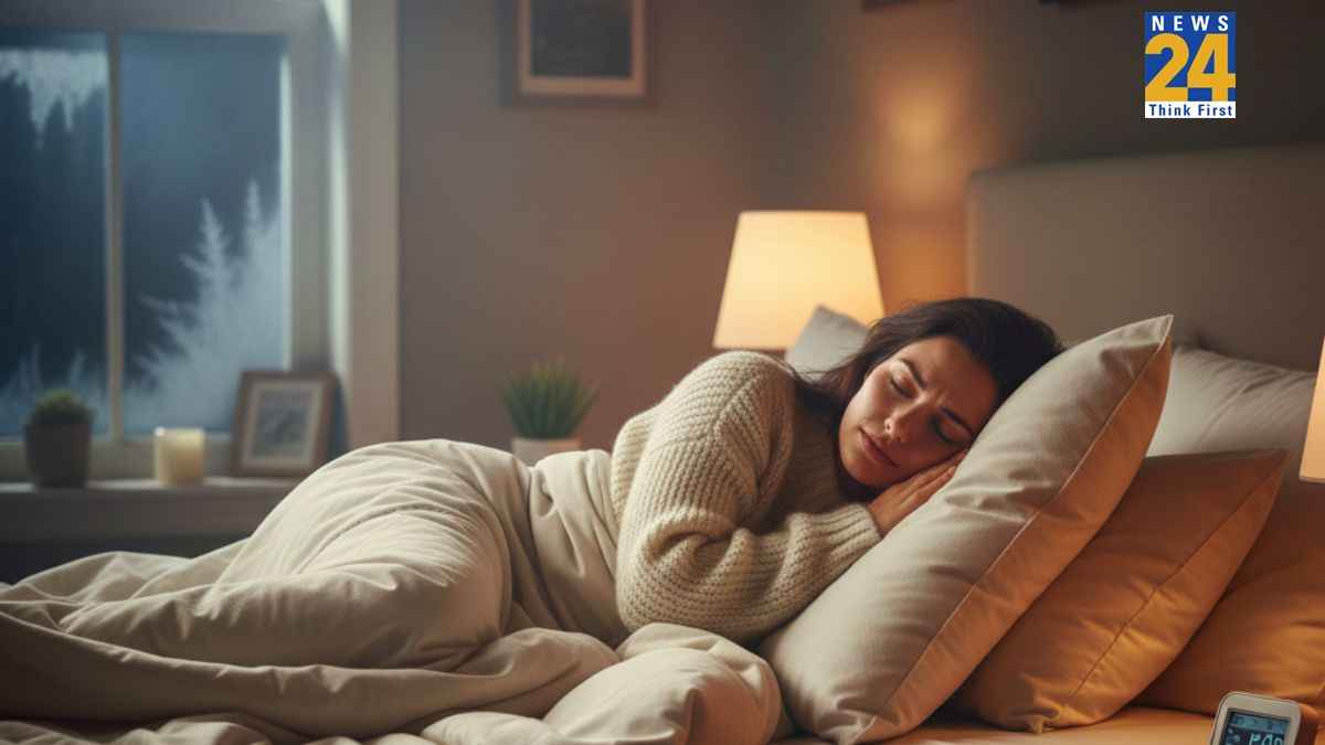 Sleeping with sweater