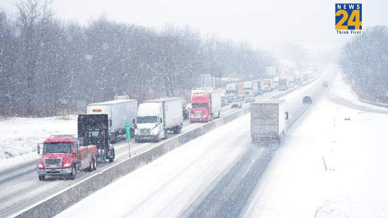 Snow Storm in America