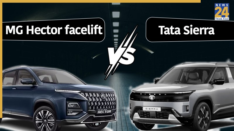 MG Hector Facelift Vs Tata Sierra MG Hector Facelift Vs Tata Sierra