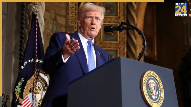 US President Donald Trump addressed the nation