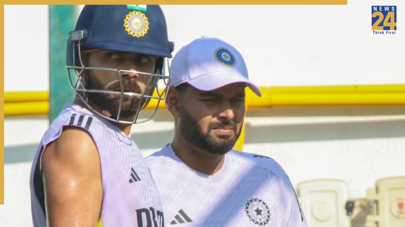 Virat Kohli and Rishabh Pant Virat Kohli and Rishabh Pant