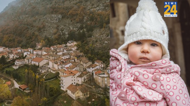Baby Born in Italy village after 30 years