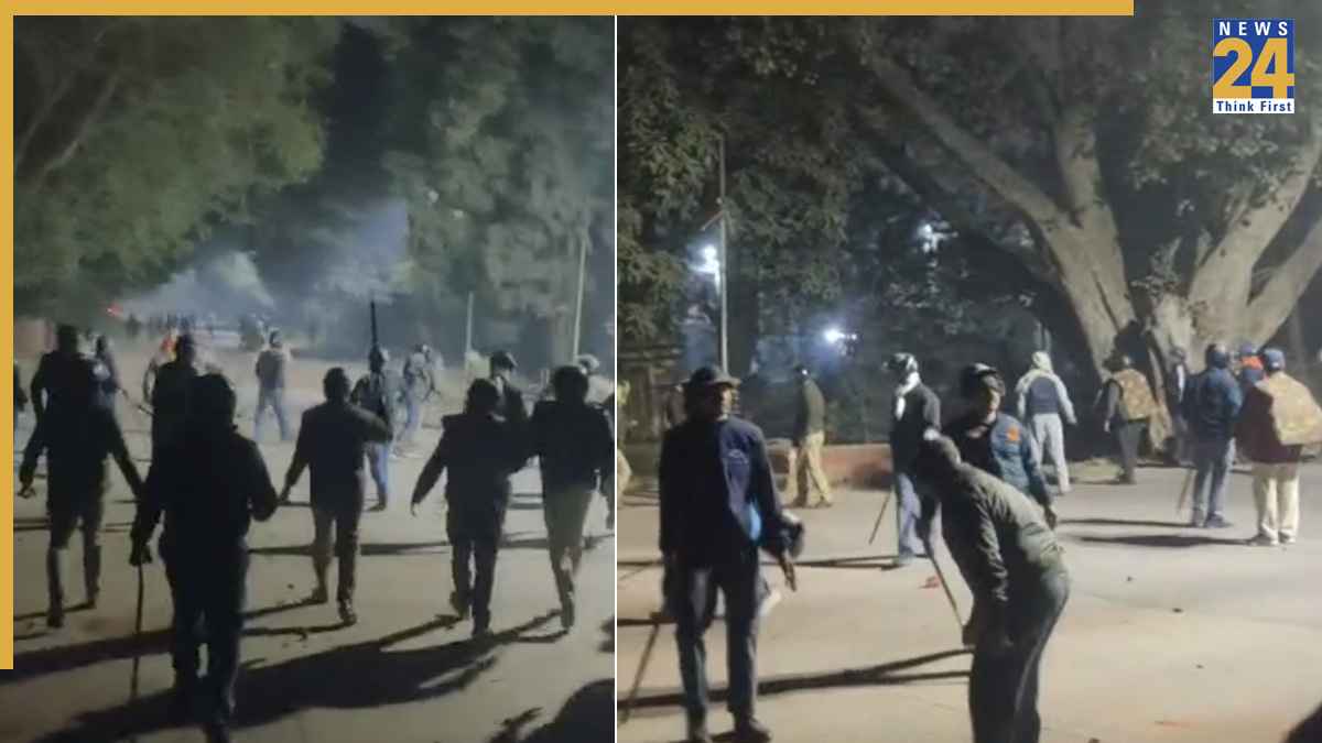 BHU कैंपस बना जंग का मैदान, 3 घंटे तक भयंकर पत्थरबाजी, मौके पर पहुंची कई थानों की पुलिस