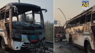 burning bus firozabad