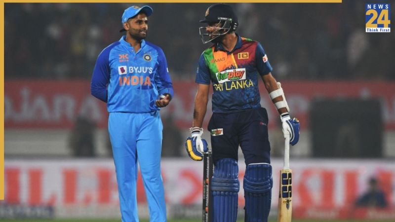 सूर्यकुमार यादव और दासुन शनाका एक फ्रेम में