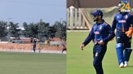 विराट कोहली विजय हजारे ट्रॉफी 2025 में शॉट मारते हुए