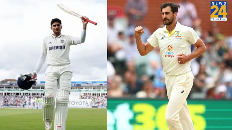 शुभमन गिल और मिचेल स्टार्क