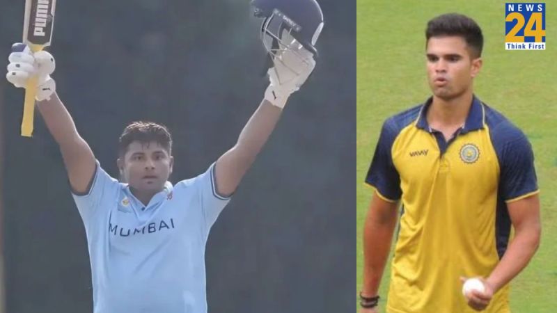 सरफराज खान और अर्जुन तेंदुलकर