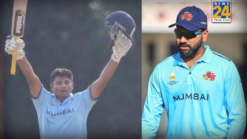 सरफराज खान और रोहित शर्मा