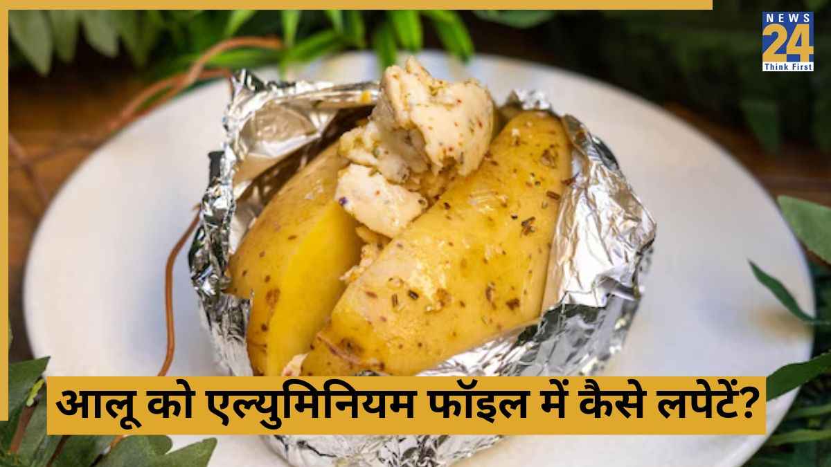what happen when you wrap potato in aluminum foil