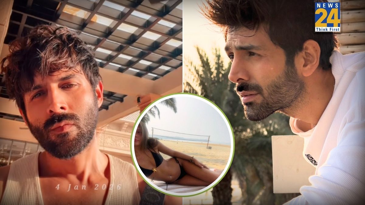 Who Is Mystery Girl karina kubiliute, karina kubiliute with Kartik Aaryan, Kartik Aaryan Goa Vacation Who Is Mystery Girl karina kubiliute, karina kubiliute with Kartik Aaryan, Kartik Aaryan Goa Vacation-1