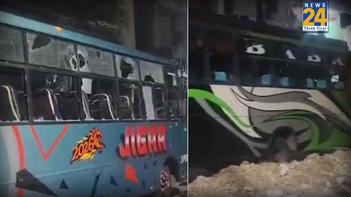 उज्जैन के तराना में फिर सुलगी हिंसा की आग, उपद्रवियों ने की आगजनी, कई घरों और बसों पर पथराव