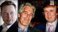 Jeffrey Epstein ред Donald Trump ред Elon Musk