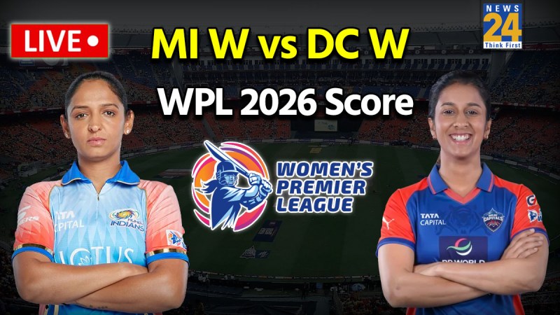 MI W vs DC W WPL 2026 Score