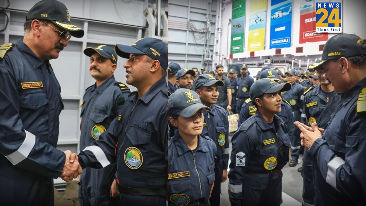 अचानक ईस्टर्न कमान पहुंचे नेवी चीफ त्रिपाठी, ऑपरेशनल तैयारियों की ली पूरी जानकारी3UTF-8