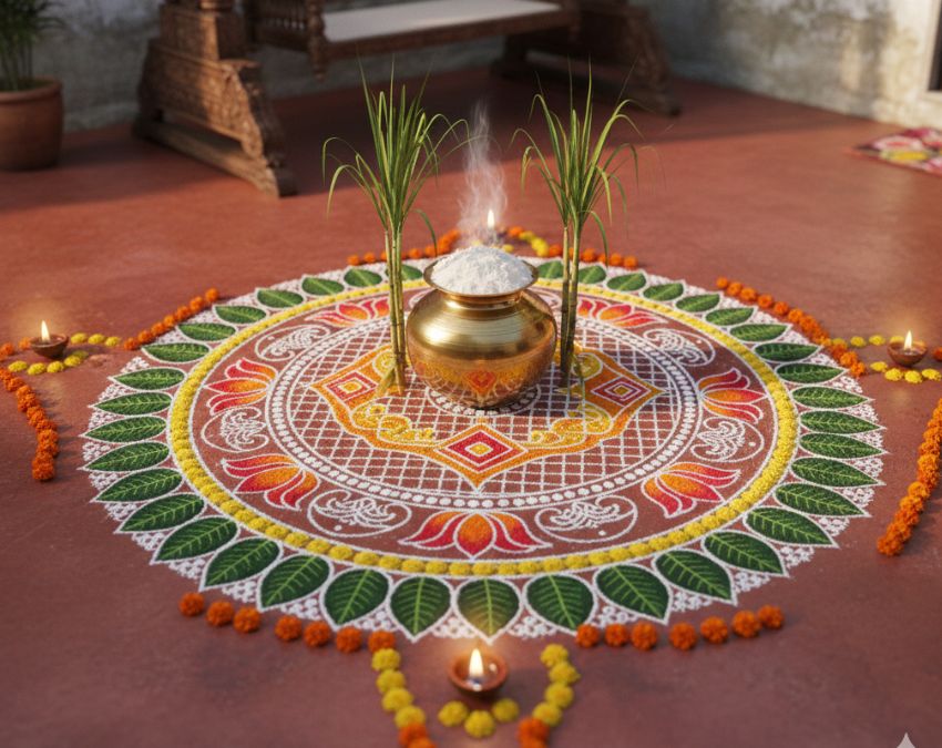 Pongal Rangoli Designs-1-2